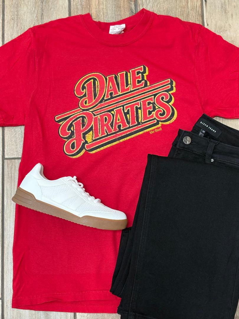 Dale Pirates Distressed Retro Graphic Tee