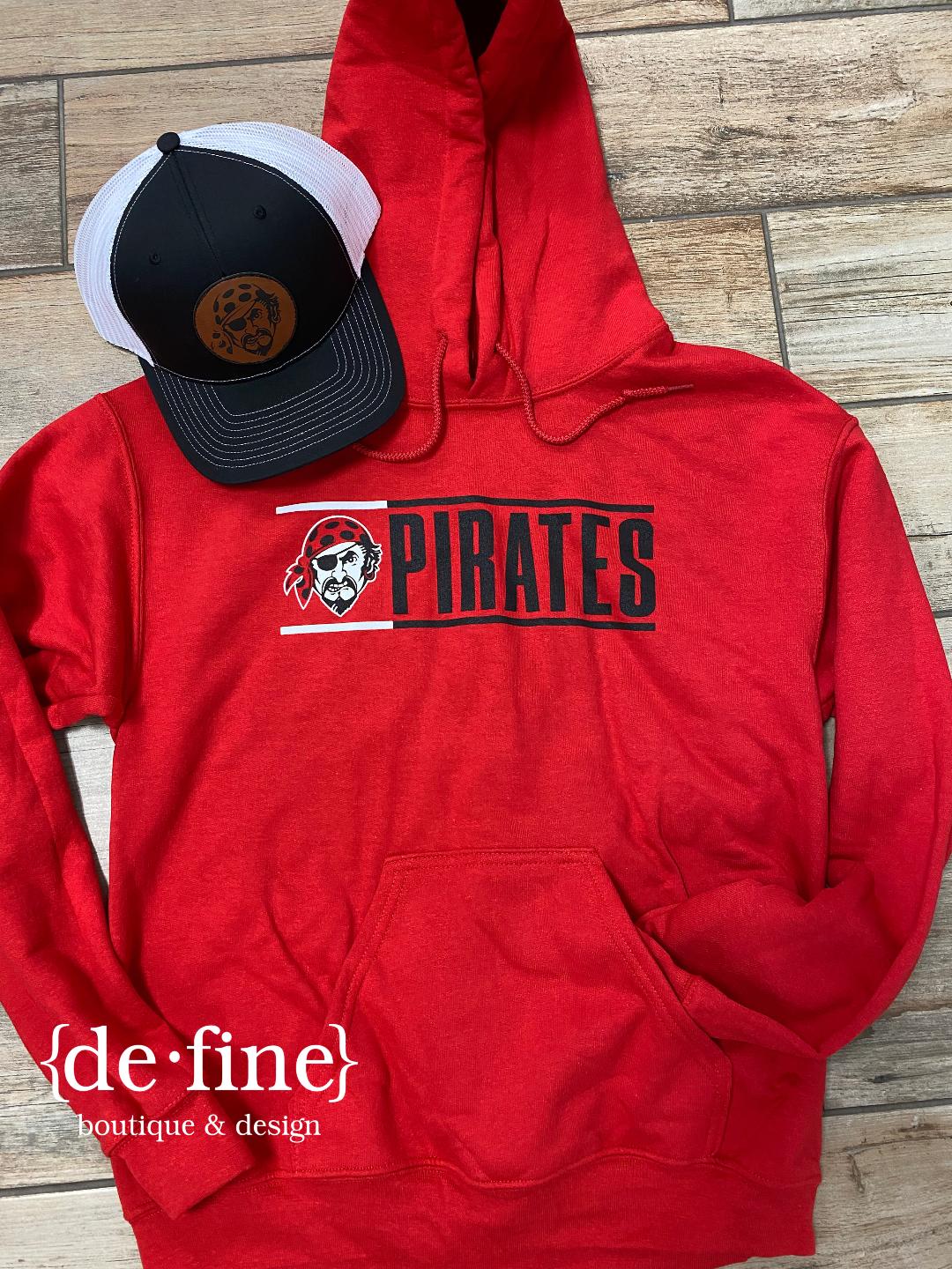 Dale Pirates Rectangle Mascot Tee and Sweatshirt