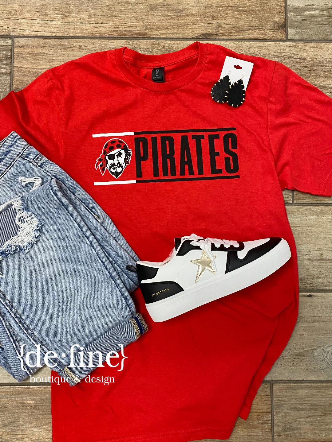 Dale Pirates Rectangle Mascot Tee and Sweatshirt