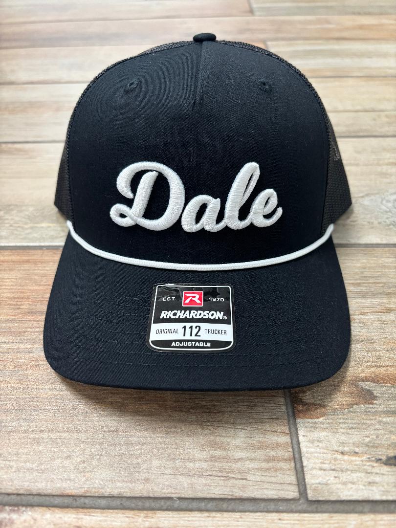 Dale Richardson 112 Black Script Hat