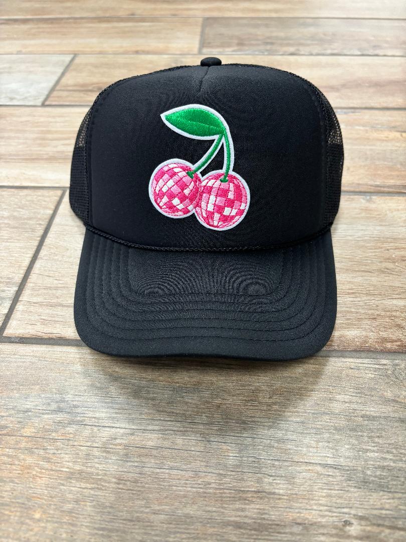 Disco Cherries Patch Foam Hat