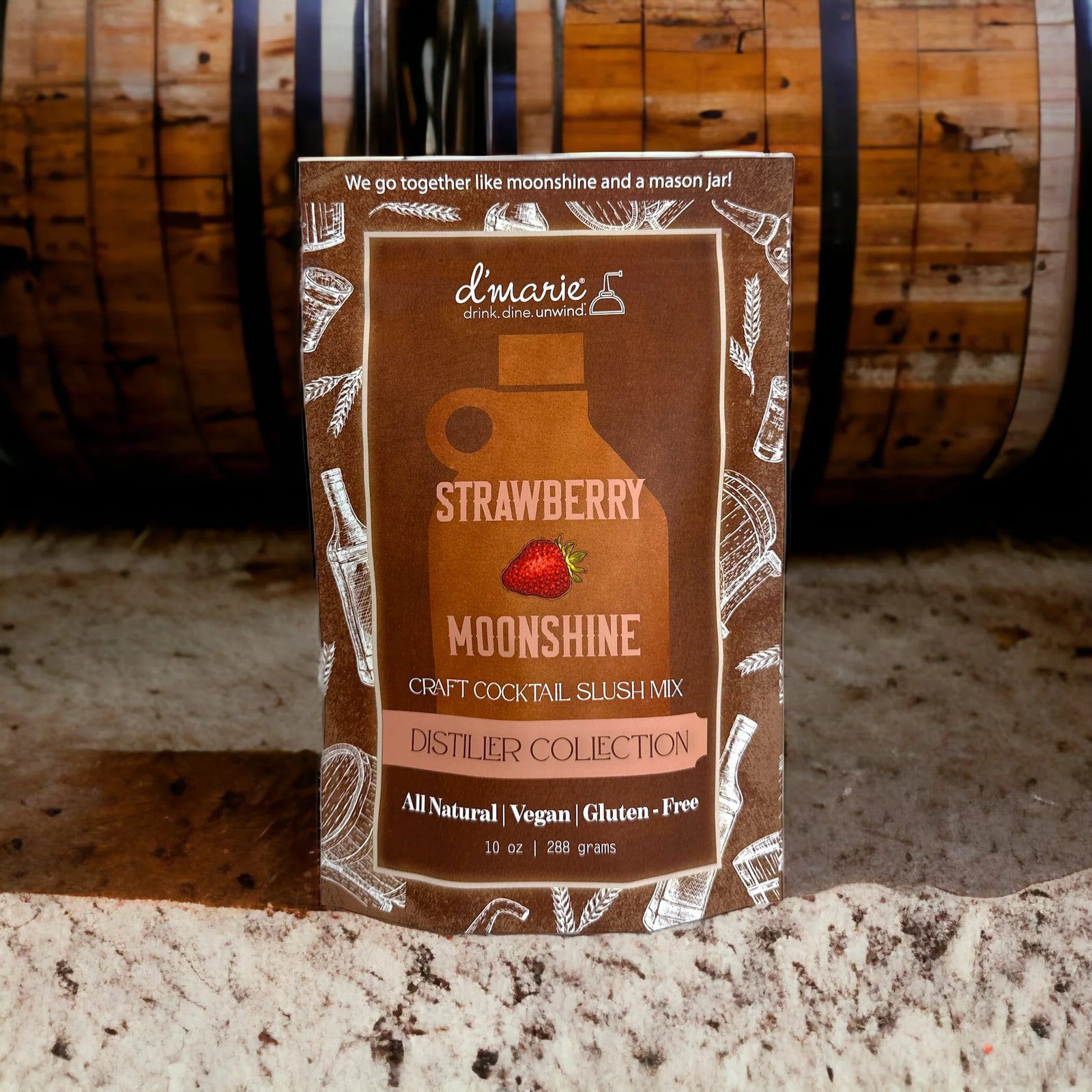 D'Marie Strawberry Moonshine Slush Mix
