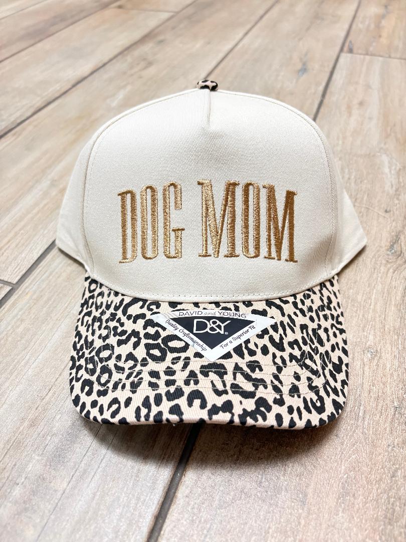 Dog Mom Leopard Bill Hat