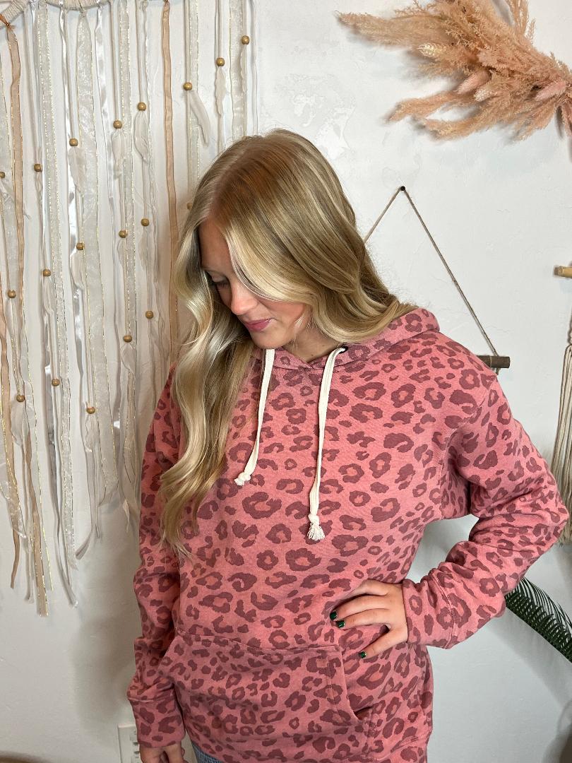 Hoodies in Leopard or Aloha - Several colors!