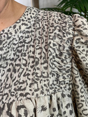 Leopard All Over Mini Dress