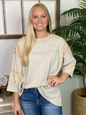 Mushroom Top with Cherry Blossoms