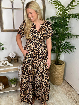 Leopard Maxi Dress