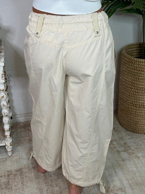 Bone or Navy Washed Jogger Pants
