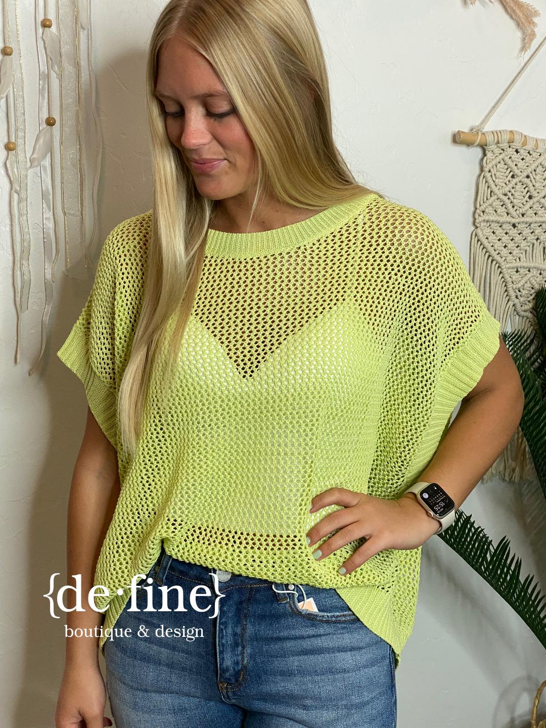 Mesh Top in 3 Fun Summer Colors