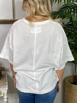 Lemon Print Graphic Tee