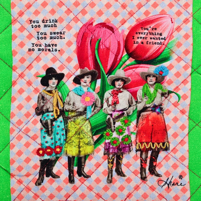 Karma Living Tea Towels and Pot Holders