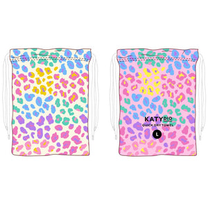 Multicolored Leopard Quick Dry Beach Towel