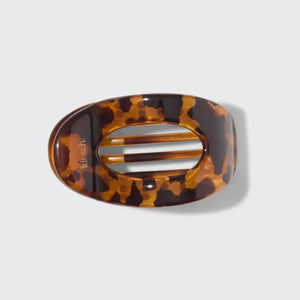 Kitsch Recycled Plastic Medium Flat Cloud Clip - Tortoise