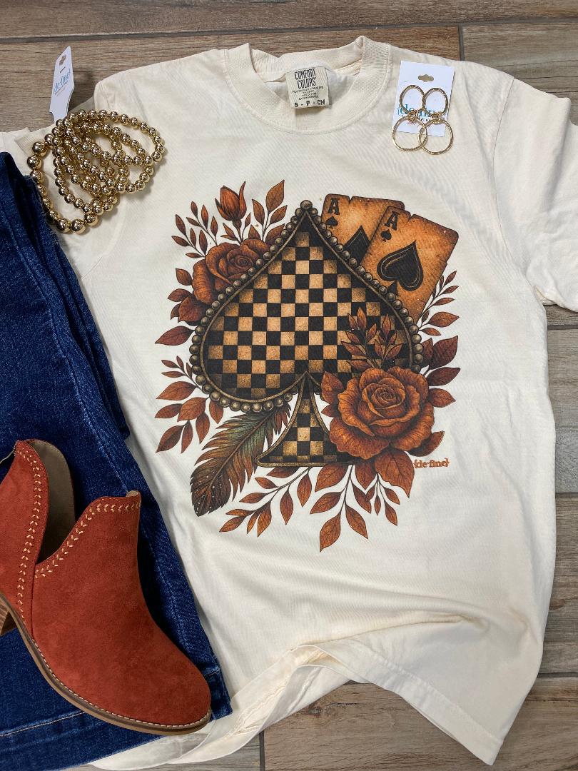 Fall Western Spade Graphic Tee, Long Sleeve or Sweatshirt