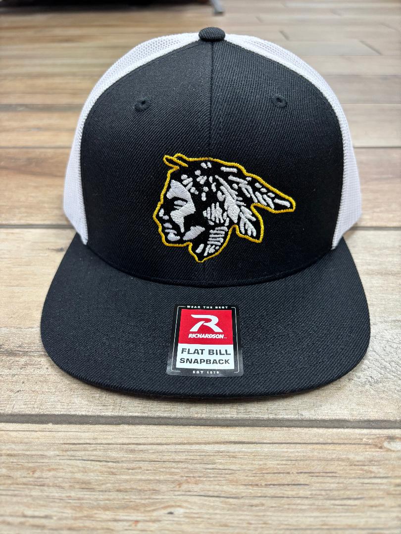 Richardson Flatbill Savage Head Hats- 2 Colors