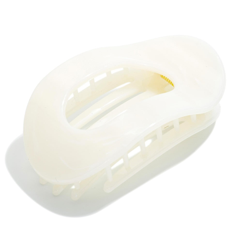 Flat Marbled Acetate Claw Clips in Multiple Colors - 4" Long