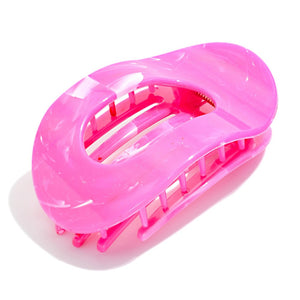 Flat Marbled Acetate Claw Clips in Multiple Colors - 4" Long