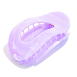 Flat Marbled Acetate Claw Clips in Multiple Colors - 4" Long