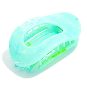 Flat Marbled Acetate Claw Clips in Multiple Colors - 4" Long