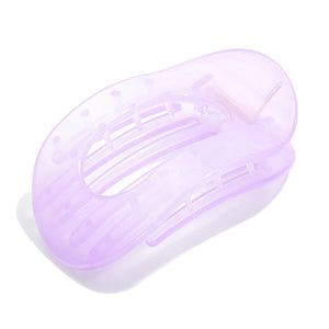 Flat Translucent Acetate Claw Clips in Multiple Colors - 4" Long