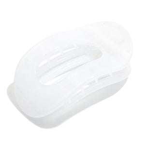 Flat Translucent Acetate Claw Clips in Multiple Colors - 4" Long
