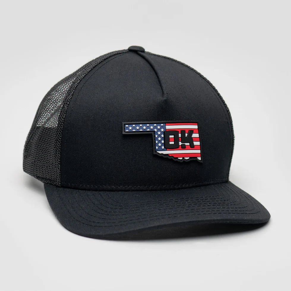 OKIE Freedom Black Trucker Hat
