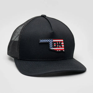 OKIE Freedom Black Trucker Hat