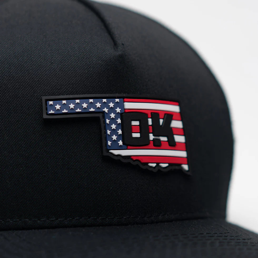 OKIE Freedom Black Trucker Hat