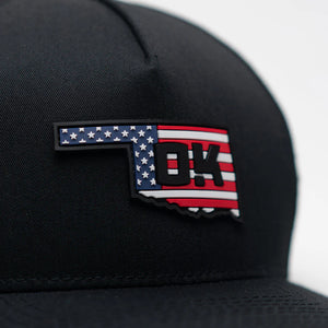 OKIE Freedom Black Trucker Hat