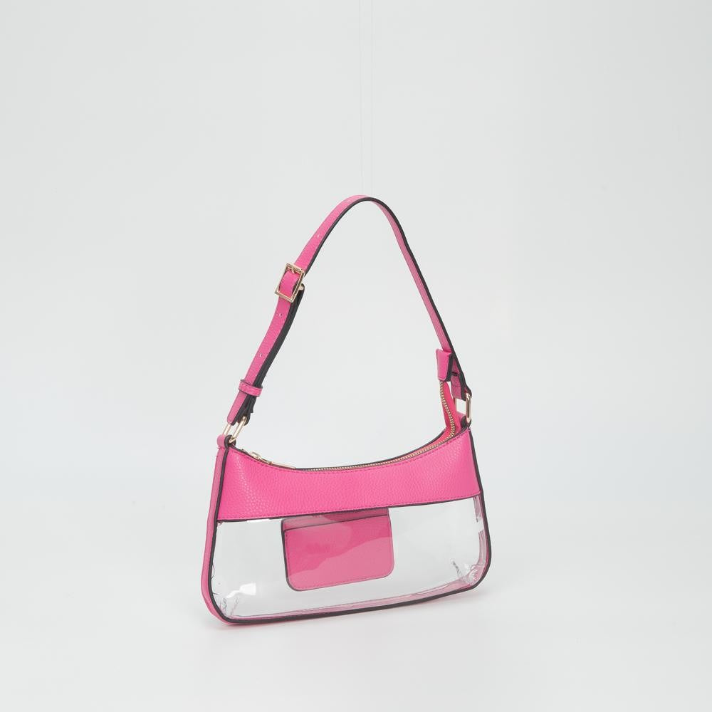 Small Clear Bag with Inner Card Pocket in 3 Colors