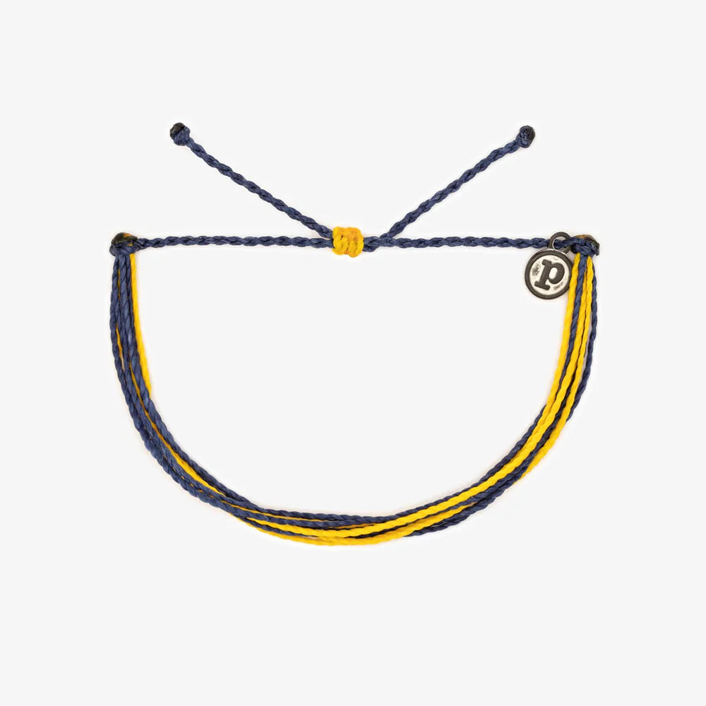 Pura Vida Black & Gold Game Day Bracelet