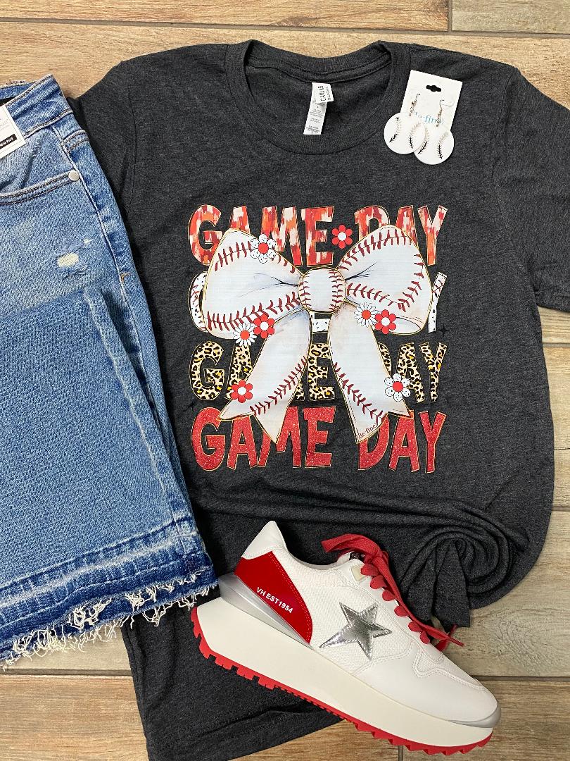 Baseball Repeat Coquette Tee or Sweatshirt