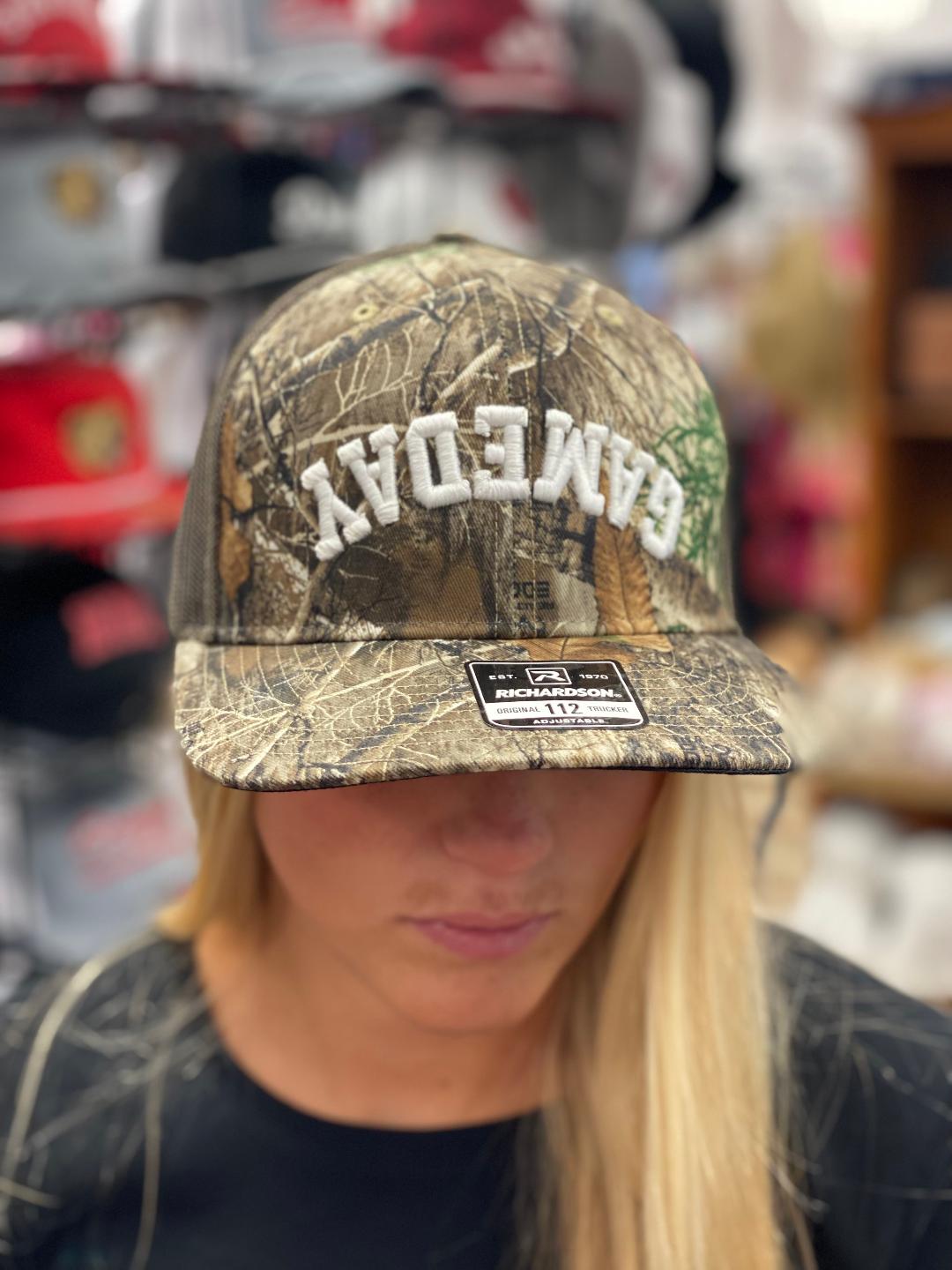 Richardson 112 Camo  Gameday Upside Down Hat