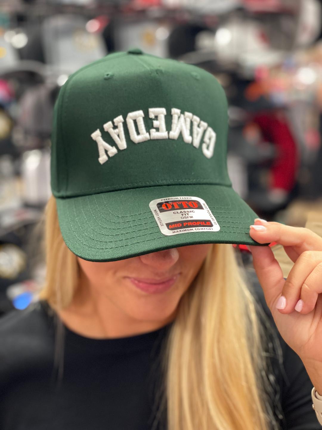 Otto Classic Fit Green Gameday Upside Down Hat