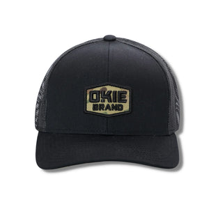 OKIE Garth Trucker Hat - Camo Patch