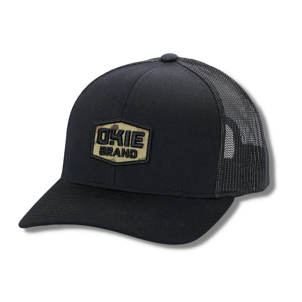 OKIE Garth Trucker Hat - Camo Patch