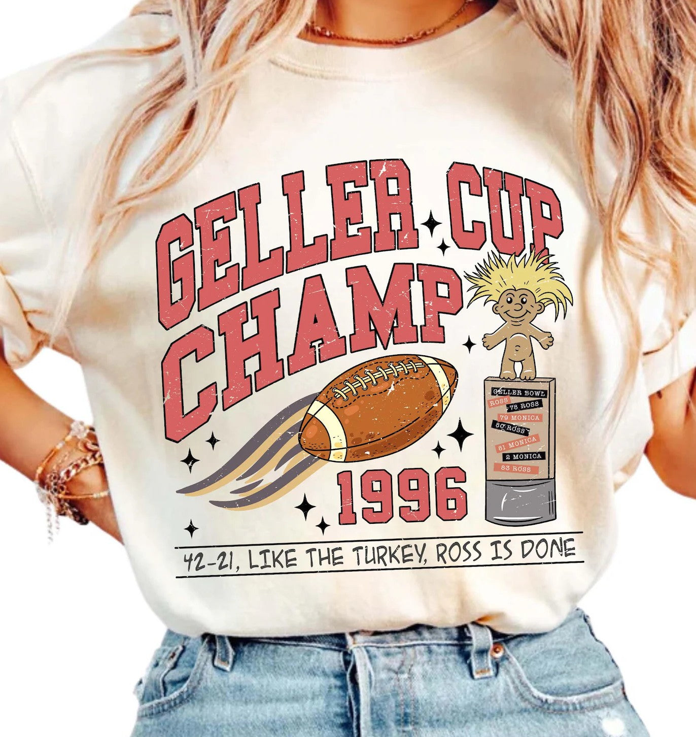 Geller Cup Champ Thanksgiving Tee or Sweatshirt
