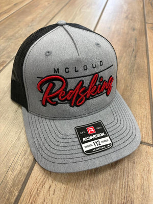 McLoud Redskins Script Lined Hat