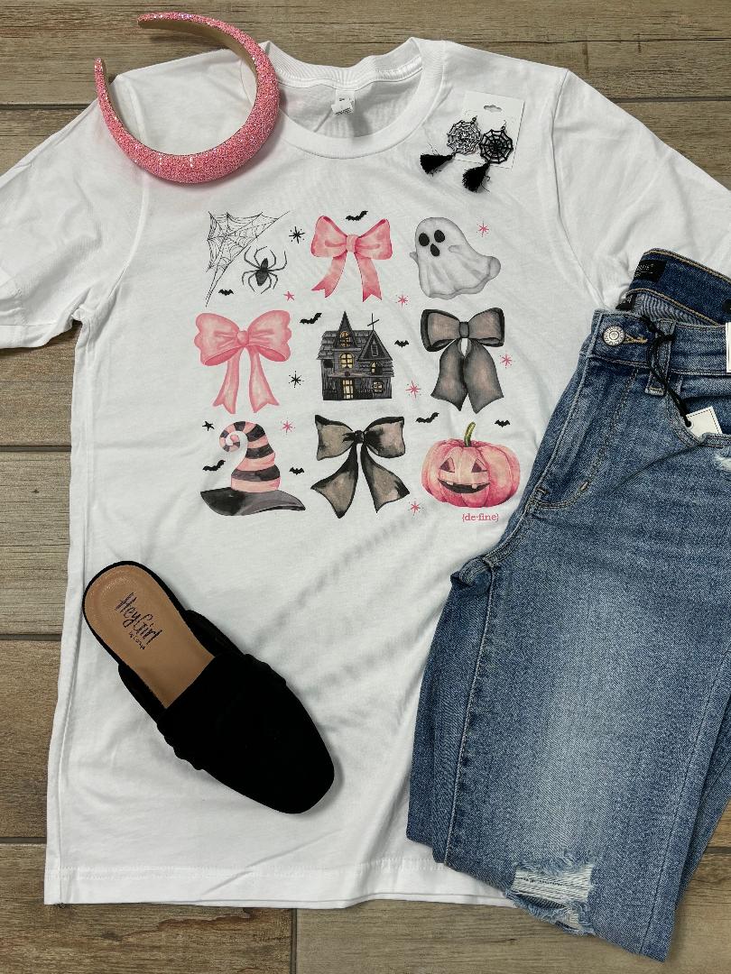 Halloween Pink Coquette Graphic Tee or Sweatshirt