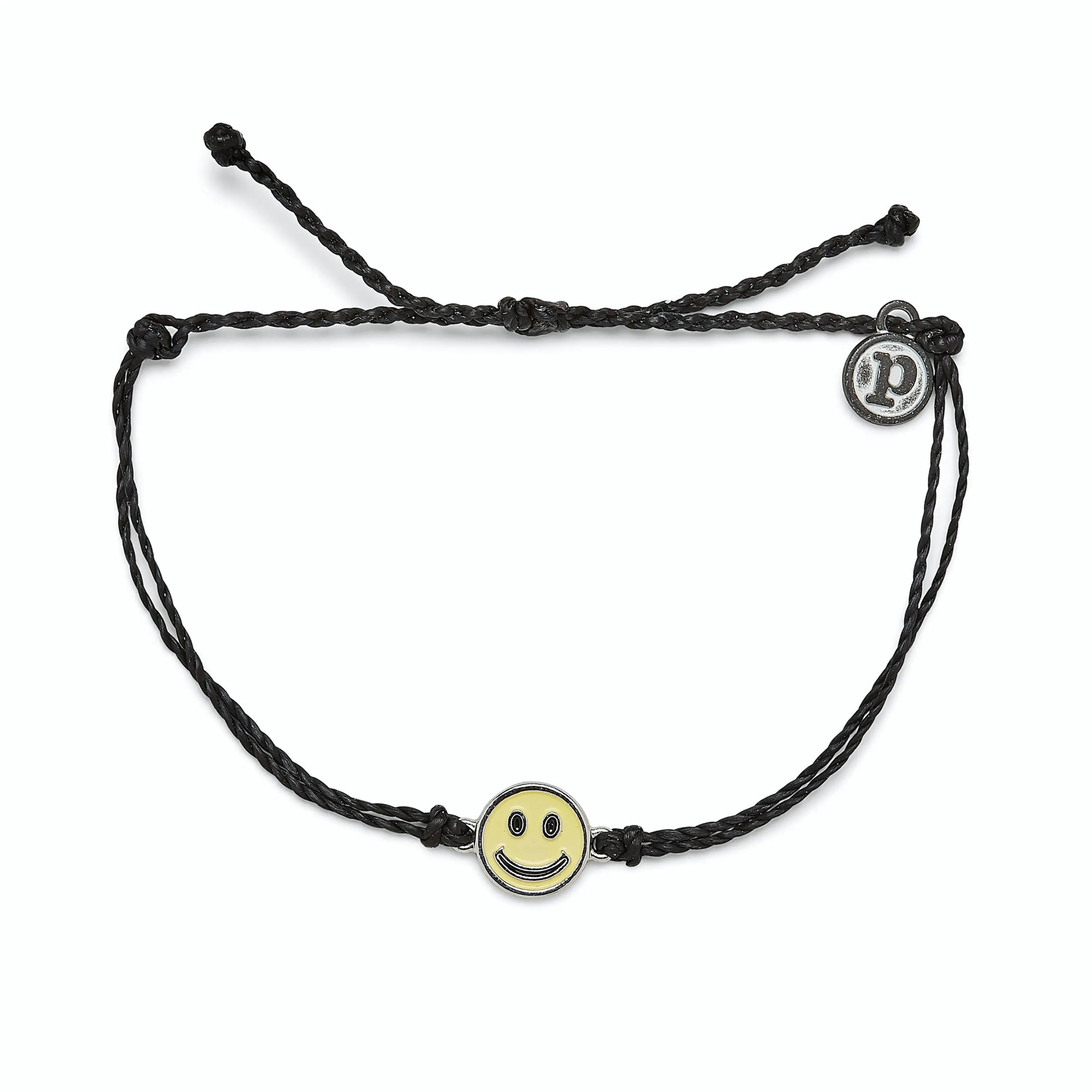 Pura Vida Enamel Happy Face Bracelet