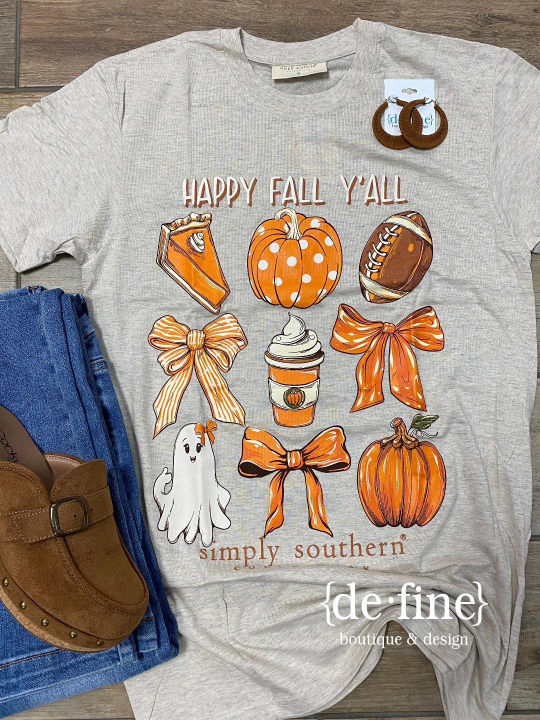 Simply Southern Happy Fall Y'all Graphic Tee