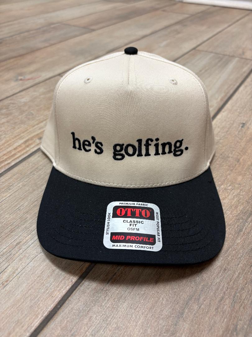 He's Golfing Otto Classic Hats