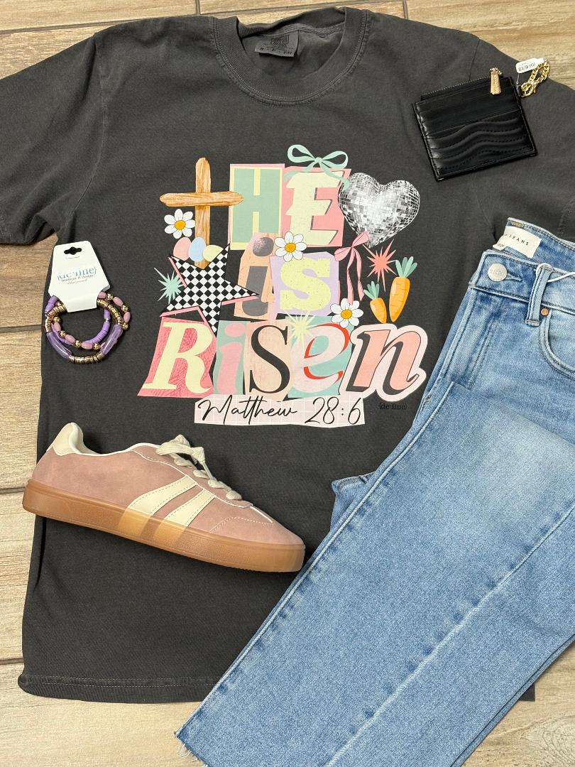 He is Risen Collage Graphic Tee