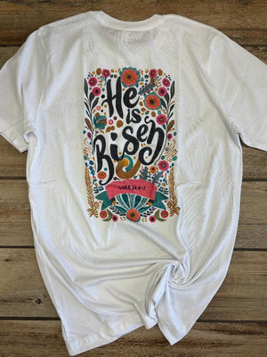 He is Risen Luke 24:6-7 Tee