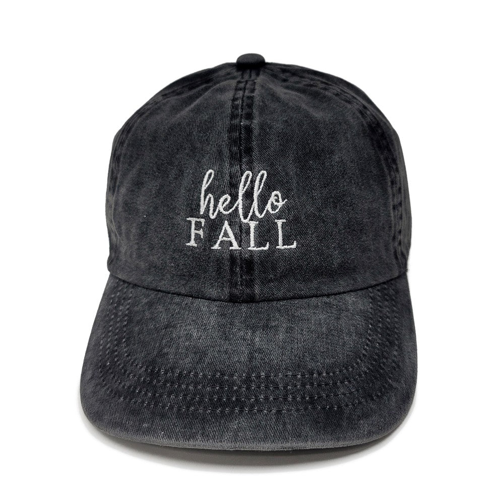 Hello Fall Unstructured Hats