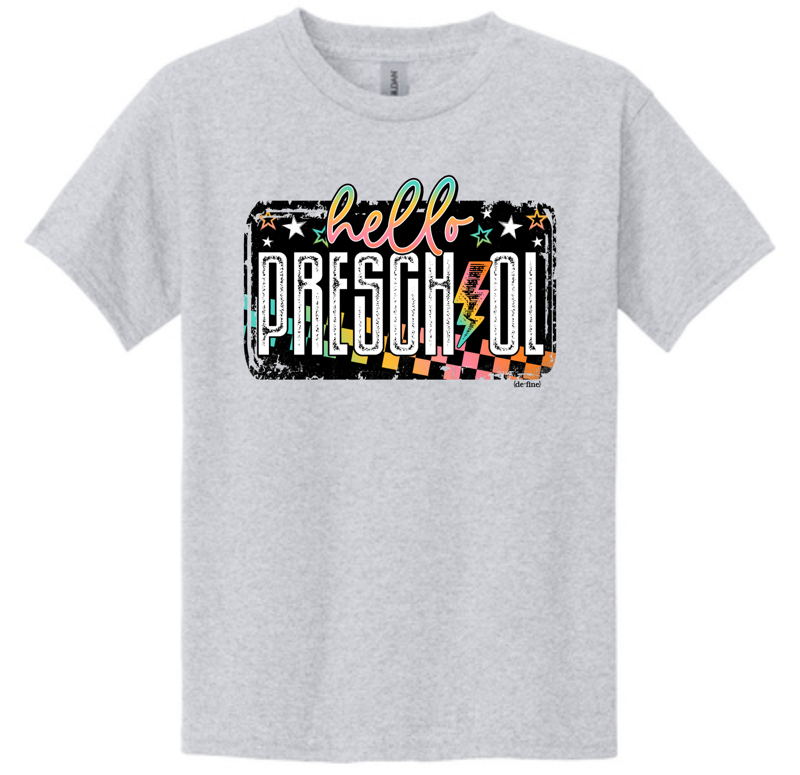 Hello Grunge Back to School Tees Day Care - 5th Grade