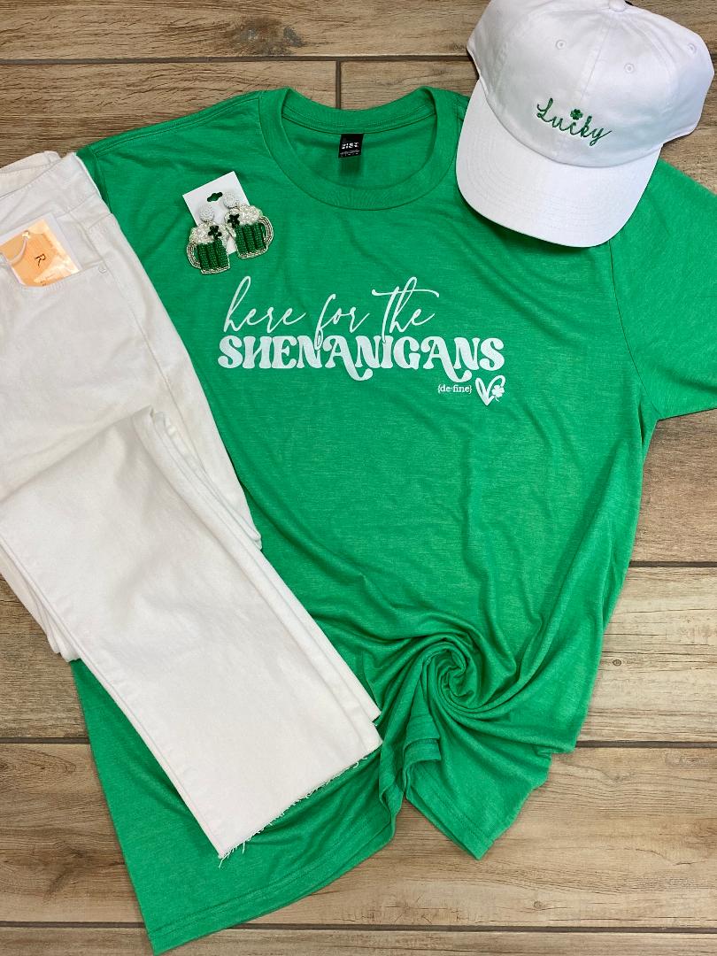 Here for the Shenanigans Graphic Tee
