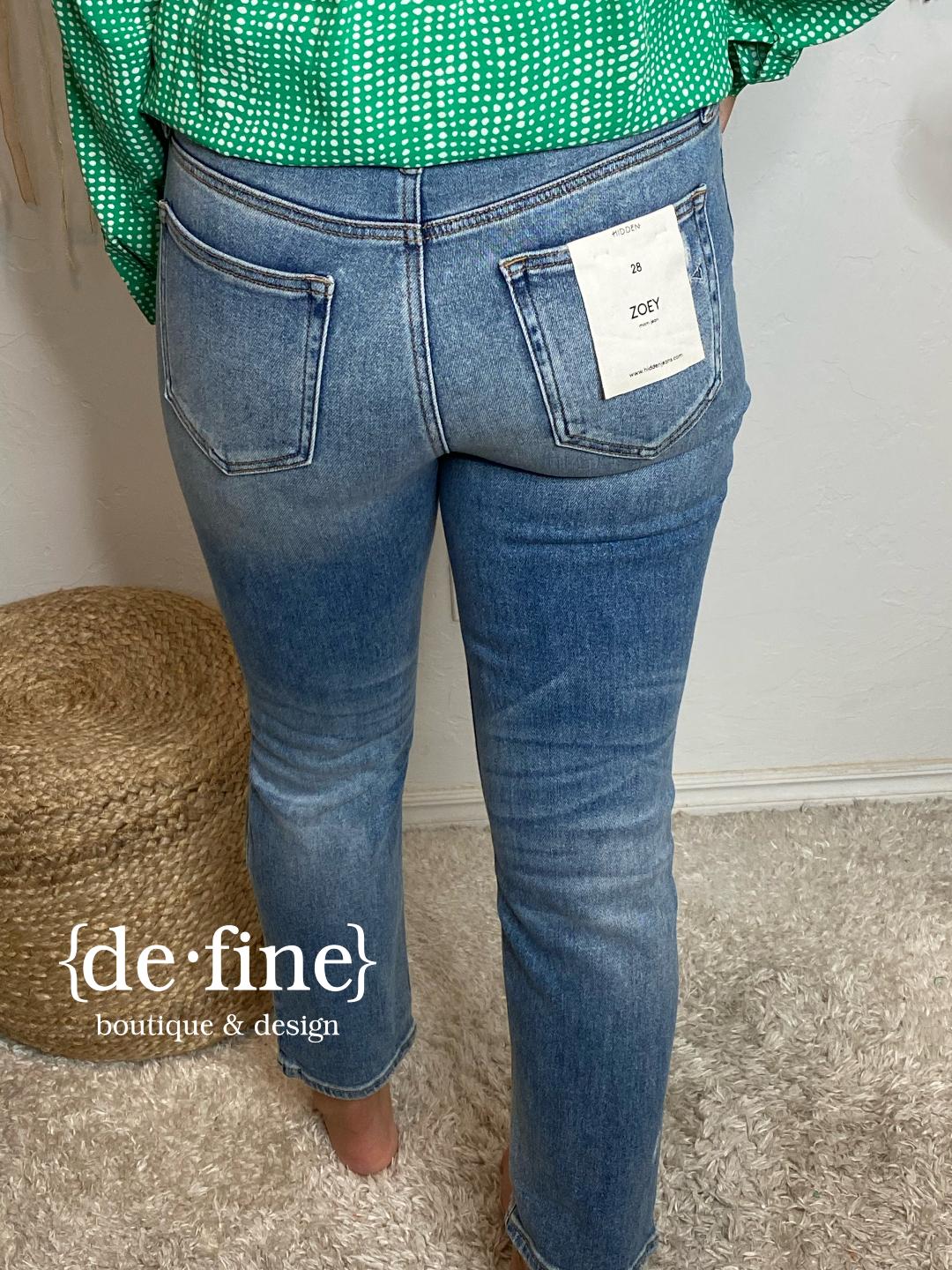 Hidden Mom Fit High Rise Jeans