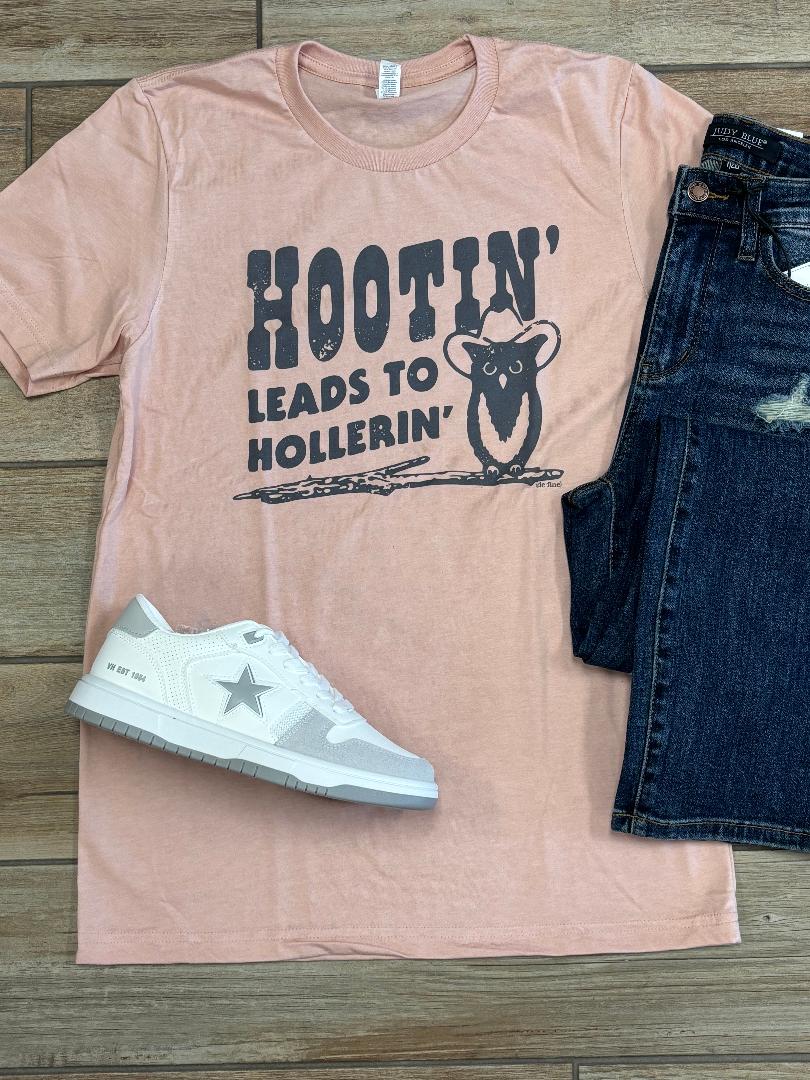 Hootin' Leads To Hollerin' Graphic Tee