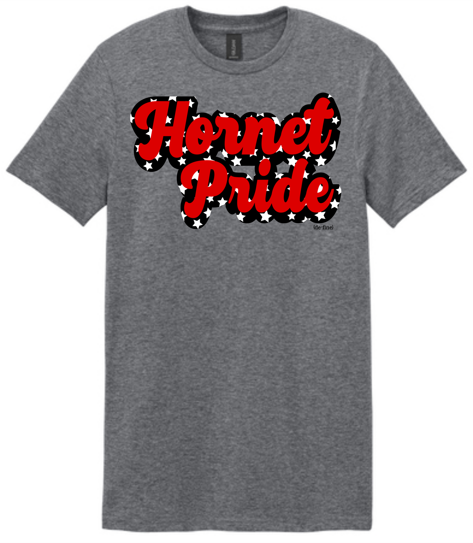 Hornet Pride RED Retro Stars Graphic Tee